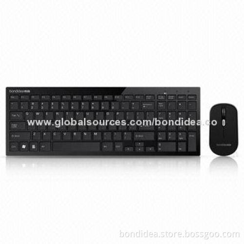 Wireless keyboard & mouse combo, super slim